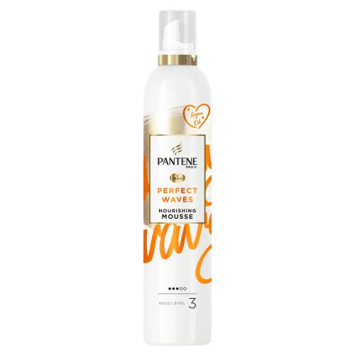 Pantene Pro-V Perfect Waves Nourishing Hair Mousse Hold Level 3 Αφρός Μαλλιών για Προστασία από τη Θερμότητα & Κράτημα που Διαρκεί, Κυματιστά Μαλλιά 200ml
